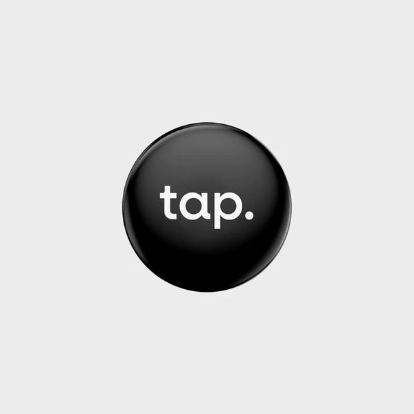 بطاقة العمل NFC على هيئة ملصق من Tap - لمشاركة بياناتك بنقرة واحدة - لون أسود