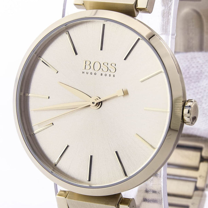 ساعة يد هوجو بوس معدن حريمي كلاسيك بتصميم أنيق
