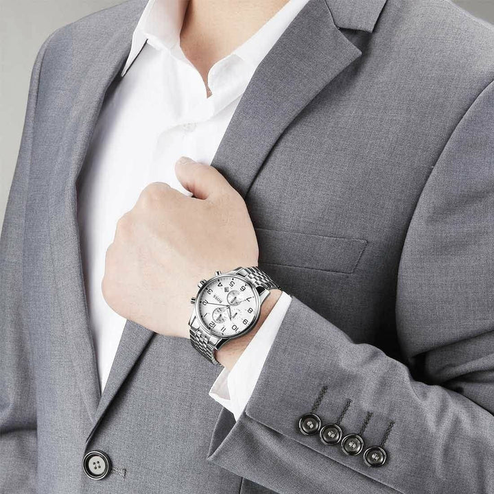 ساعة يد بوس boss أصلية للرجال بتصميم مميز