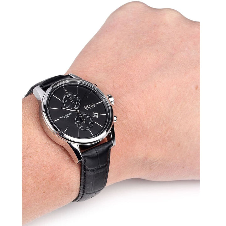 ساعة يد هوجو بوس أوريجينال رجالي جلد طبيعي