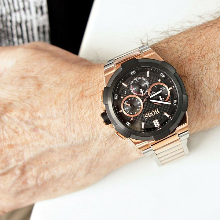ساعة بوس Boss معدن أوريجينال رجالي بتصميم مميز
