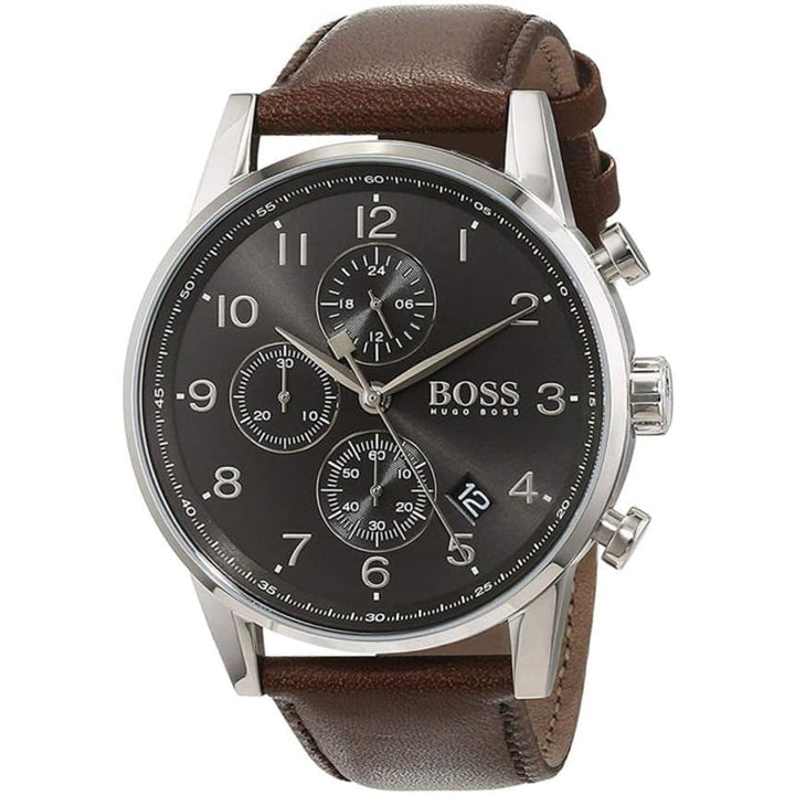ساعة يد بوس Boss أوريجينال رجالي باللون البني