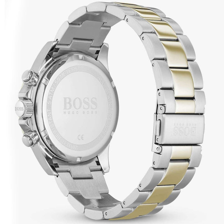 ساعة يد هوجو بوس أصلية معدن مقاوم للصدأ