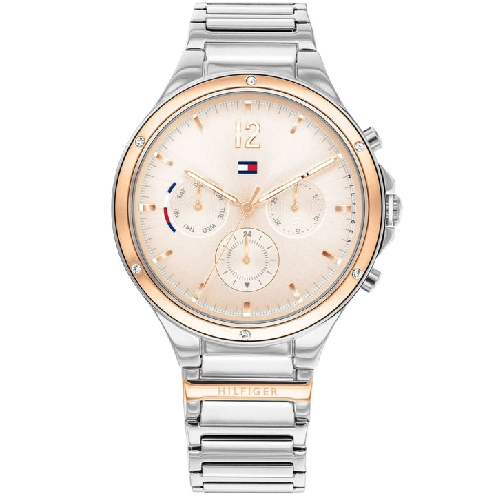 Tommy Hilfiger Watch For Women 1782279ساعة تومي هيلفيجر كلاسيك حريمي معدن سيلفر