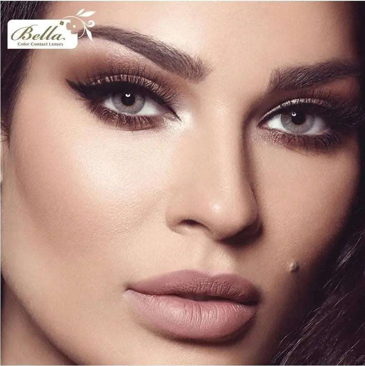 Bella Elite Cosmetic contact lenses- Grey Beige