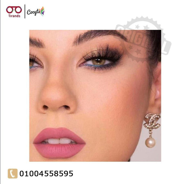 Desio Attitude Collection 1 Tone Colored Lenses , Shameless Hazel , Original