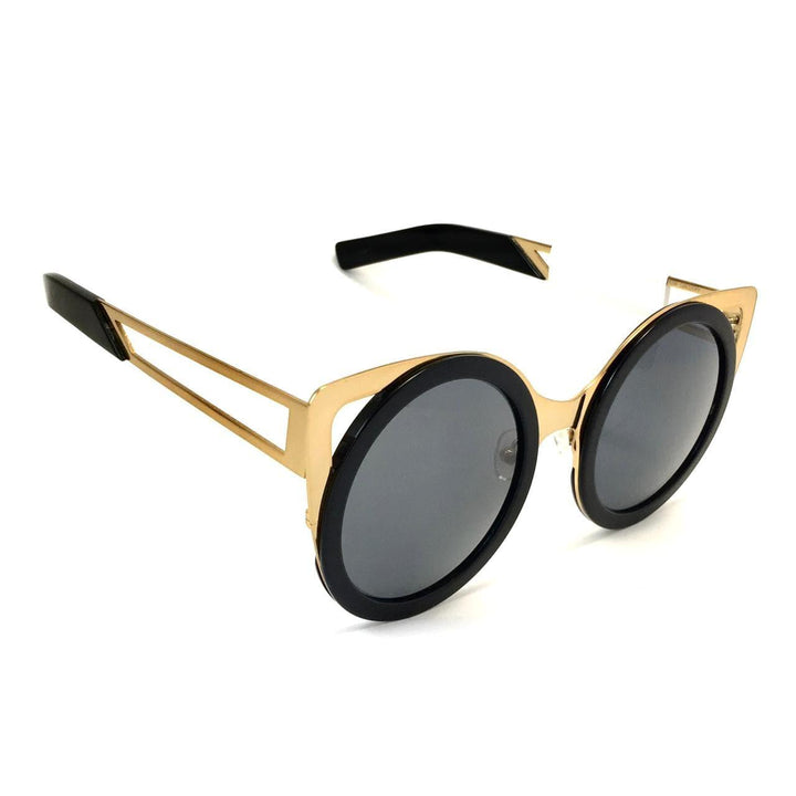 ليندا فارو ERDEM 4 C1 CAT EYE SUNGLASSES Black