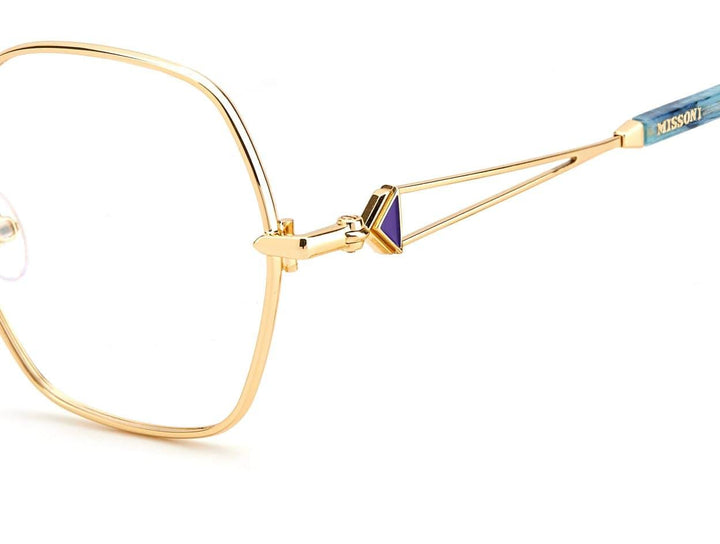 Eyeglasses , M Missoni , MMI 0055 , Women , Square , Gold , Original