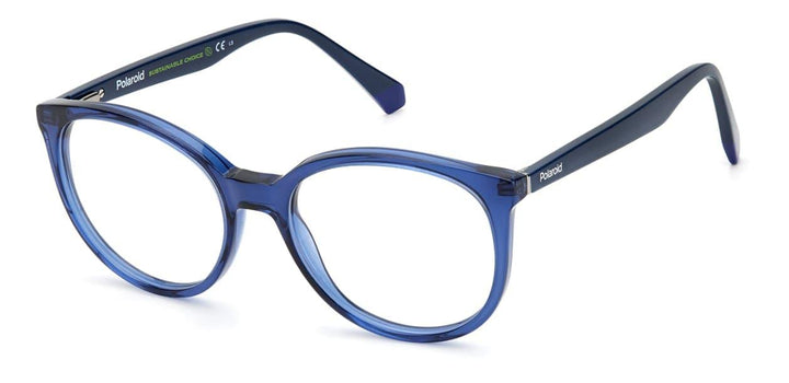 Eyeglasses , Polaroid ,PLD D422 , Women , Round , Blue , Original