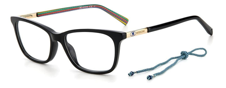 Eyeglasses , M Missoni , MMI 0053 , Women , Square , Black , Original