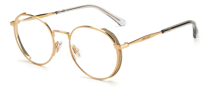Eyeglasse , Jimmy Choo , JC 301 , Women , Round , Gold , Original