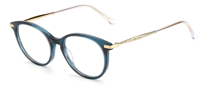 Eyeglasse , Jimmy Choo , JC 299 , Women , Round , Blue , Original