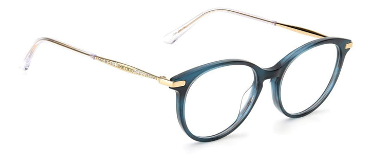 Eyeglasse , Jimmy Choo , JC 299 , Women , Round , Blue , Original