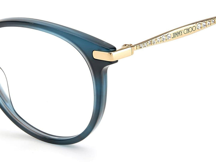 Eyeglasse , Jimmy Choo , JC 299 , Women , Round , Blue , Original