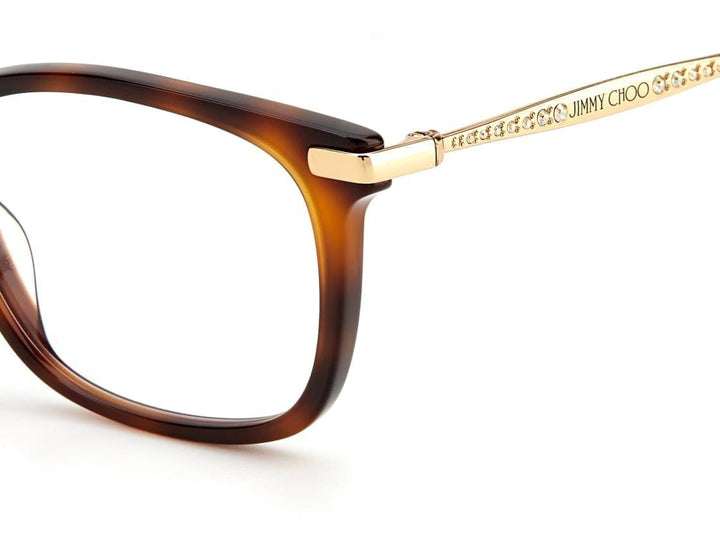 Eyeglasse , Jimmy Choo , JC 298 , Women , Square , Brown , Original