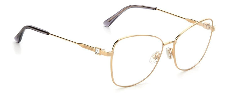 Eyeglasse , Jimmy Choo , JC 304 , Women , Round , Gold , Original