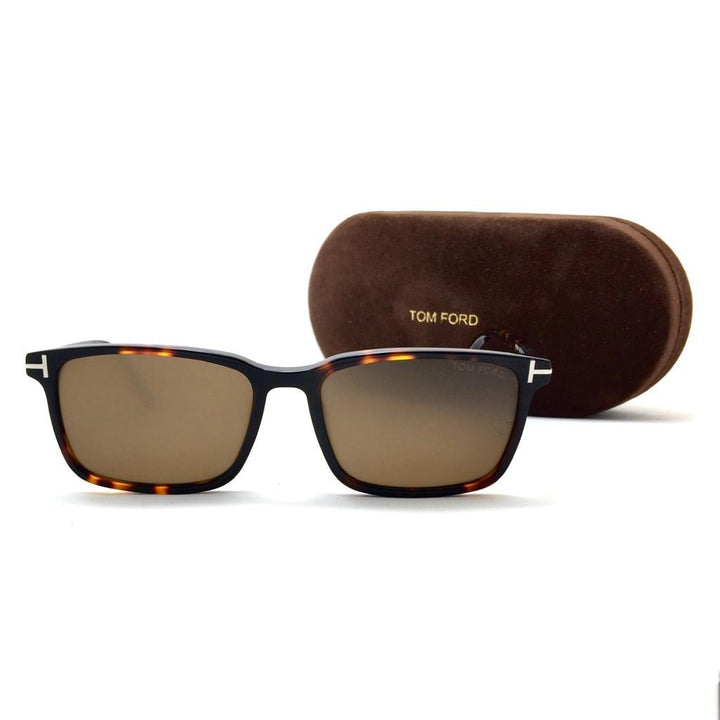 توم فورد- rectangle sunglasses FT5735-B - cocyta.com 