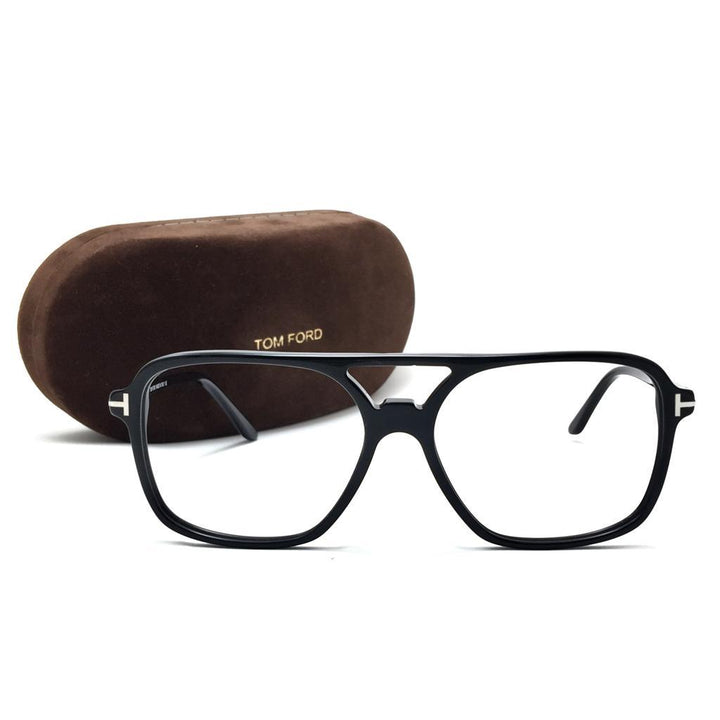 توم فورد- oval eyeglasses FT5585-B - cocyta.com 