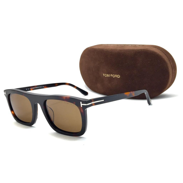 توم فورد- rectangle sunglasses FT5757-B - cocyta.com 