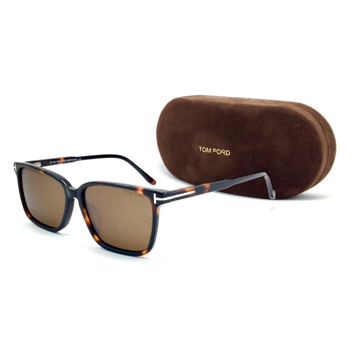 توم فورد- rectangle sunglasses FT5696-B - cocyta.com 