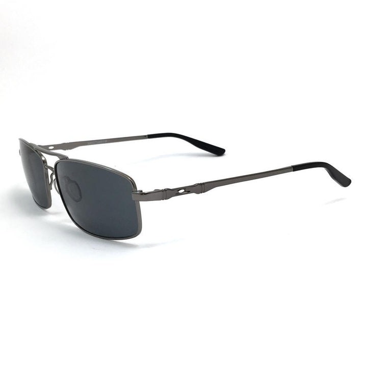 اوكلى-rectangle sunglasses for men 004117-gun - cocyta.com 