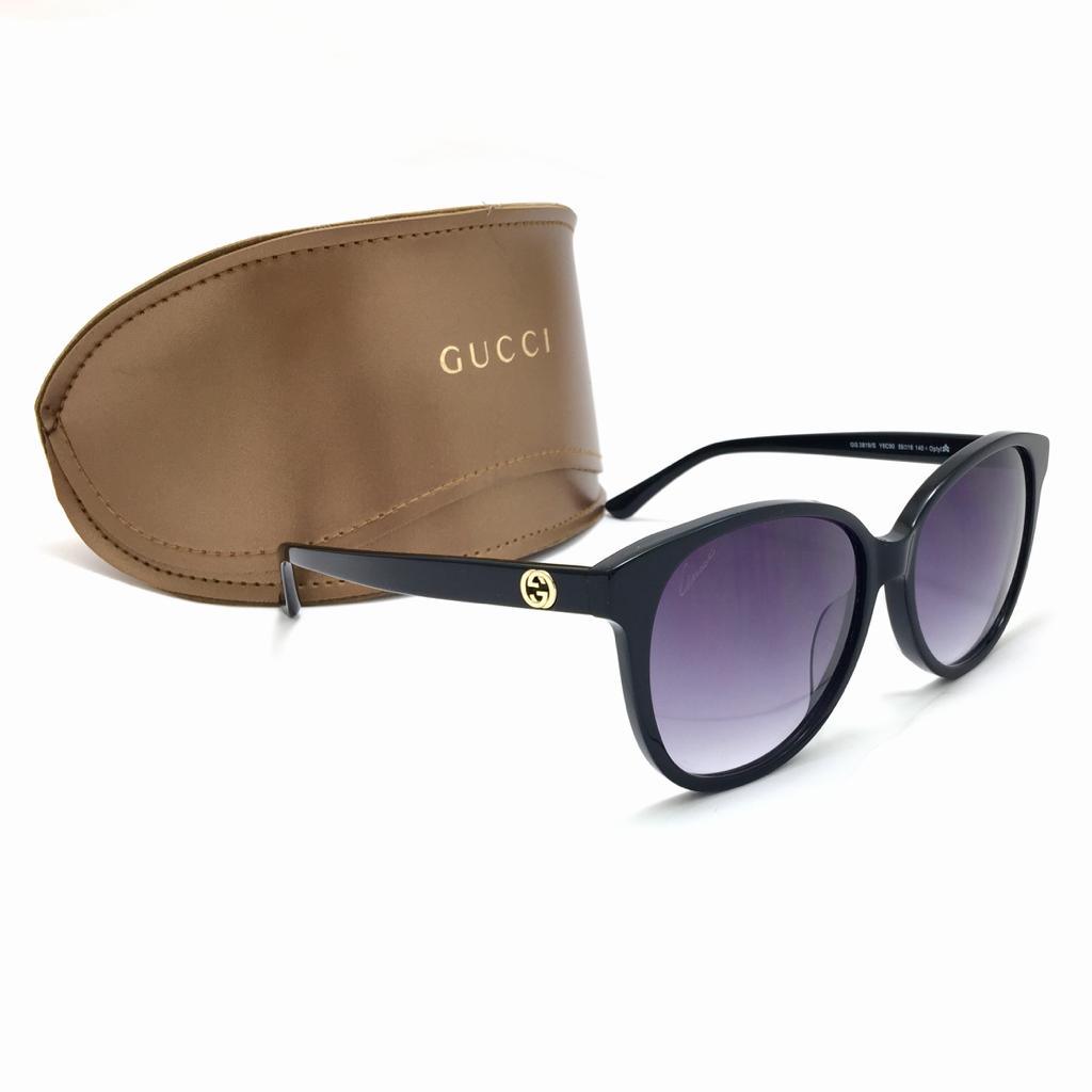 جوتشى-oval women sunglasses GG3819/S - cocyta.com 