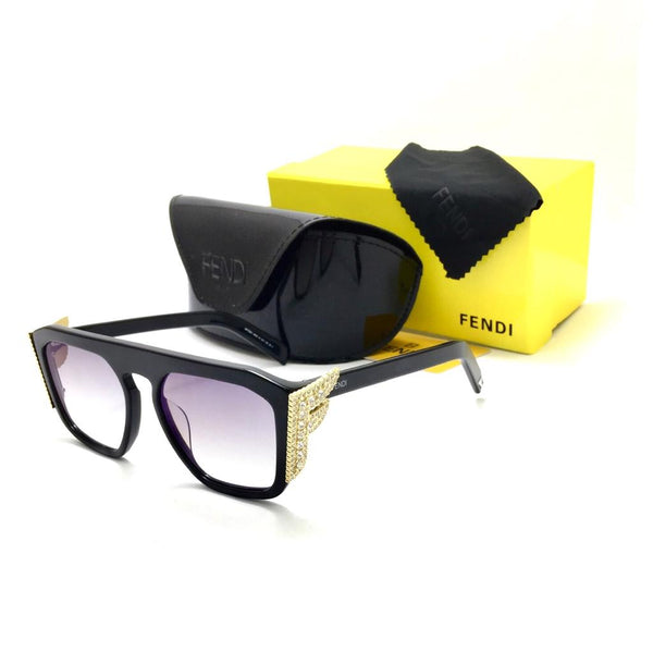 فيندى - Square  Women Sunglasses ff0381# Cocyta