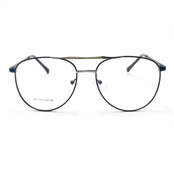 black horse-eyeglasses rectangle 007 Cocyta