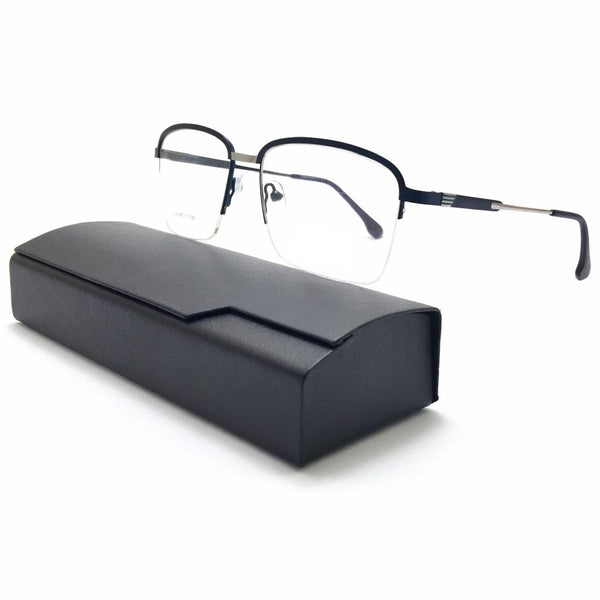 black horse-eyeglasses rectangle 019 Cocyta