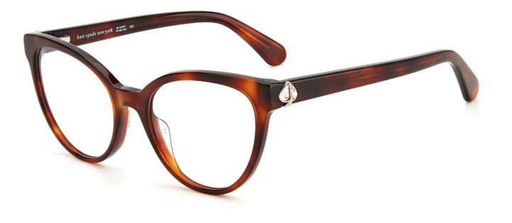 Eyeglasses , kate spade , Xandra , Women , Round Lenses , Original , Brown