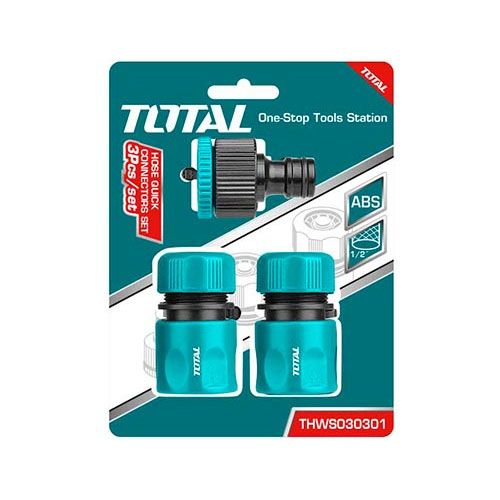 طقم 3 قطع وصلات بلاستيك TOTAL