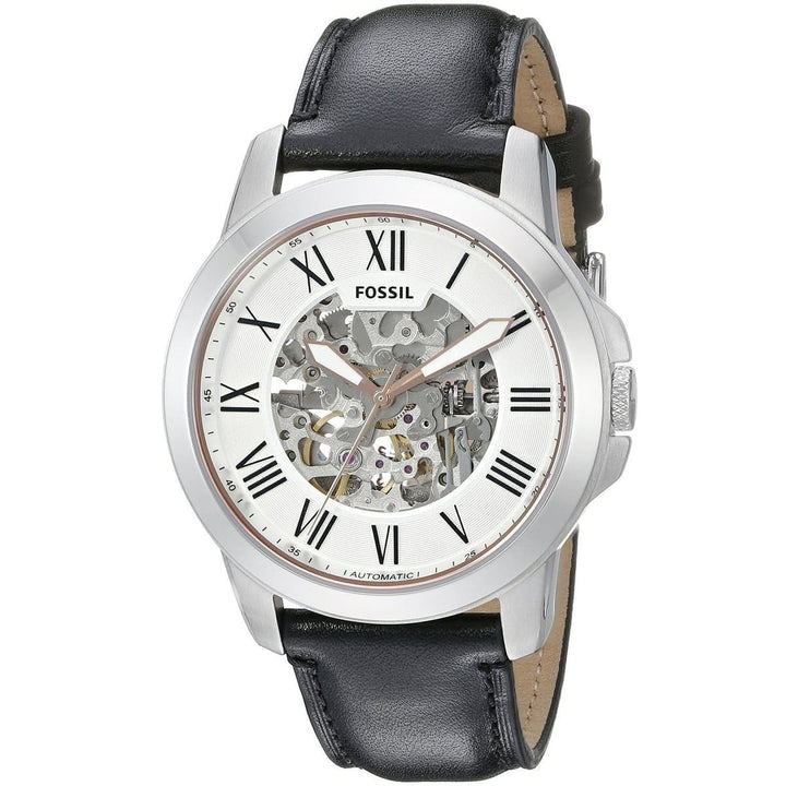 Fossil Watch For Men ME3101ساعة يد فوسيل أوريجينال جلد طبيعي باللون الأسود 