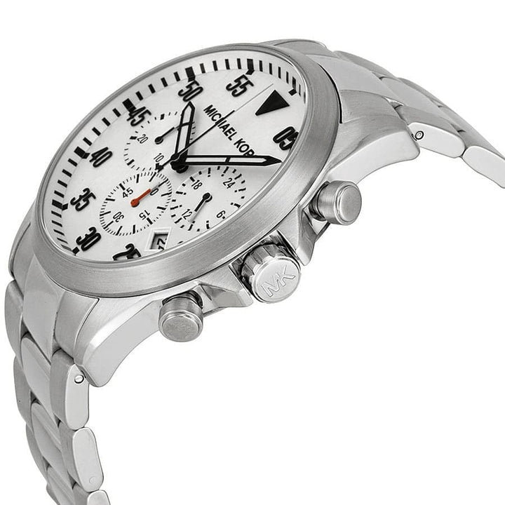 ساعة مايكل كورس أوريجينال معدن باللون الفضي