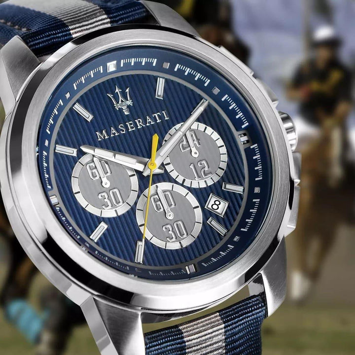 ساعة مازيراتي , Maserati , R8871637001 Royale , Artificial fiber , Men , Blue , Original