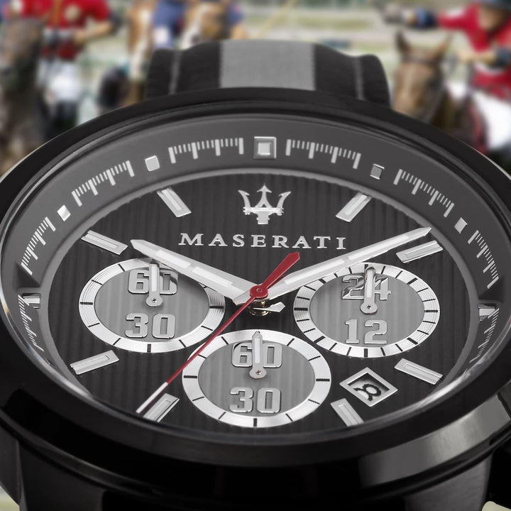 ساعة مازيراتي , Maserati , R8871637002 Royale , Artificial fiber , Men , Black , Original