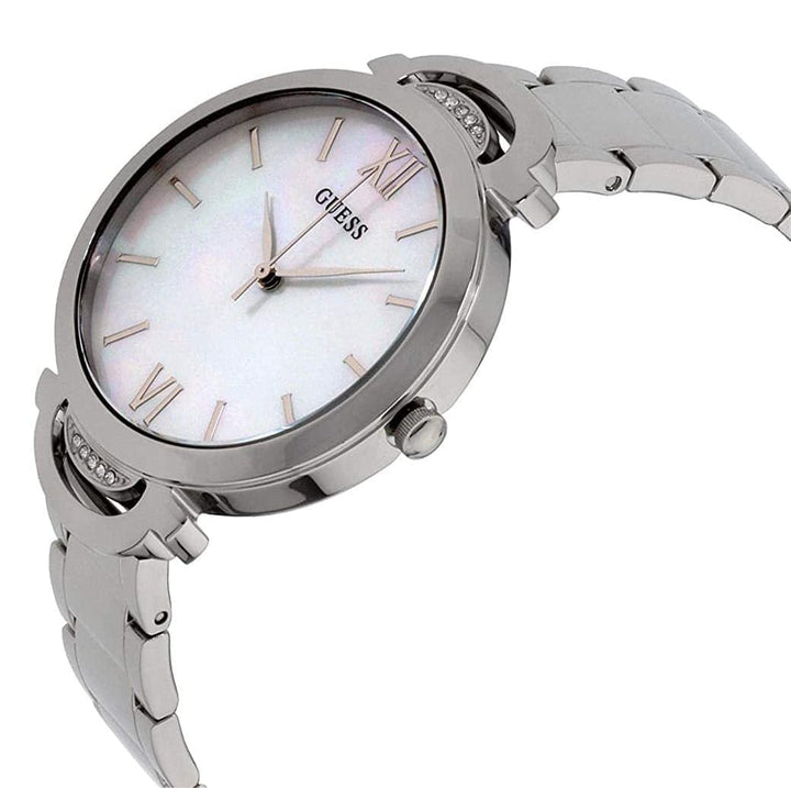 ساعة جيس حريمي معدن أصلية سيلفر بتصميم رقيق
